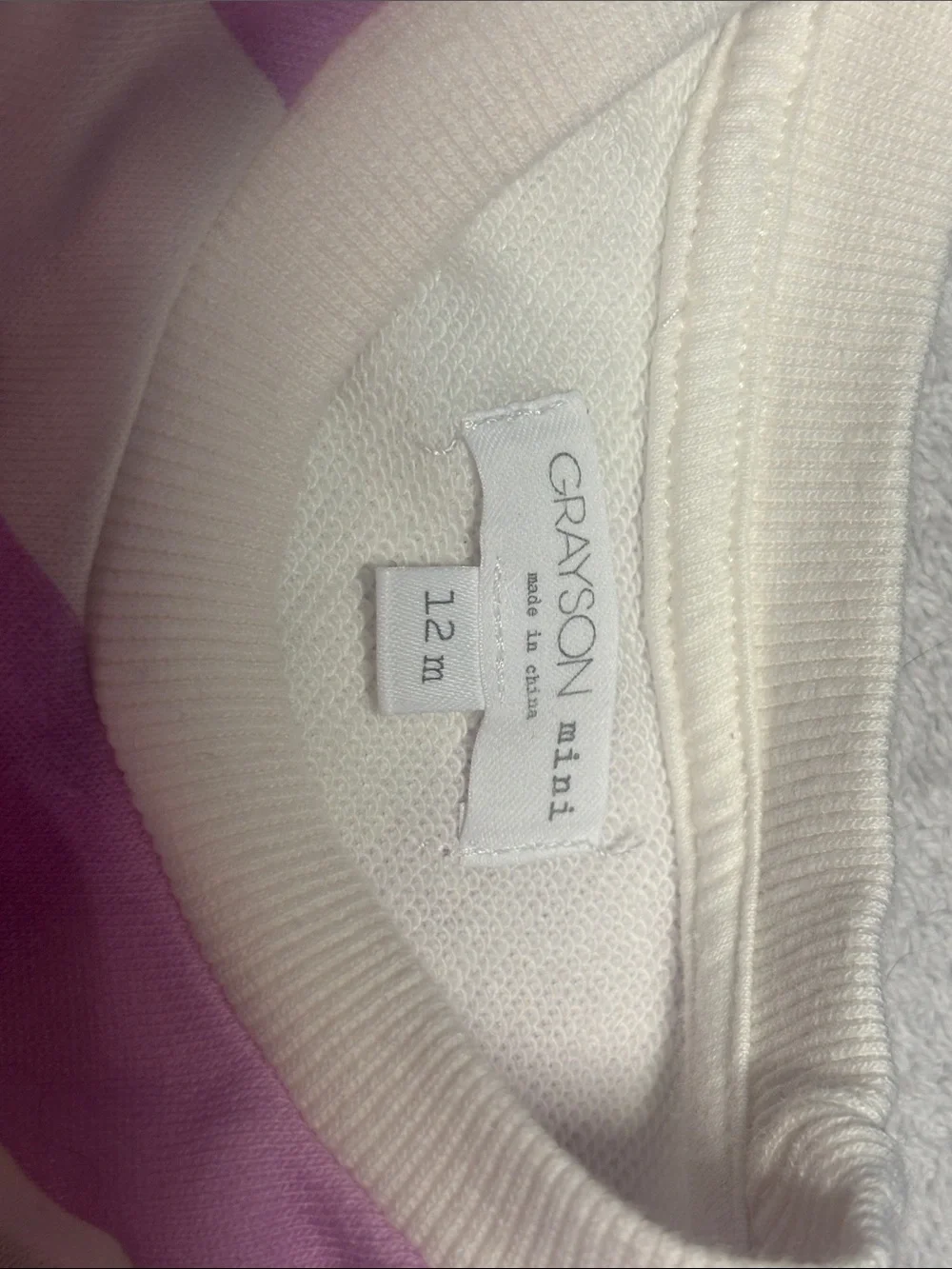 Girls' Lavender & Cream Smiley Two-Piece Matching Set